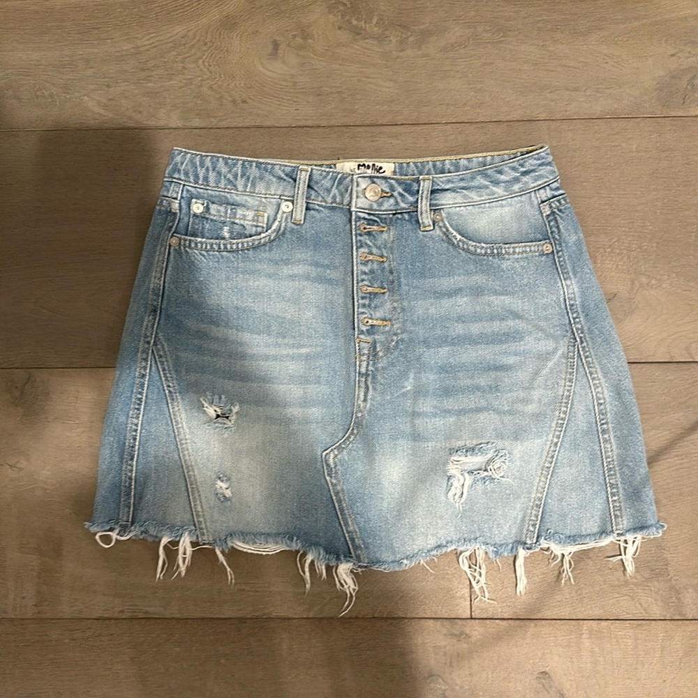 Free People Denim Skirt
